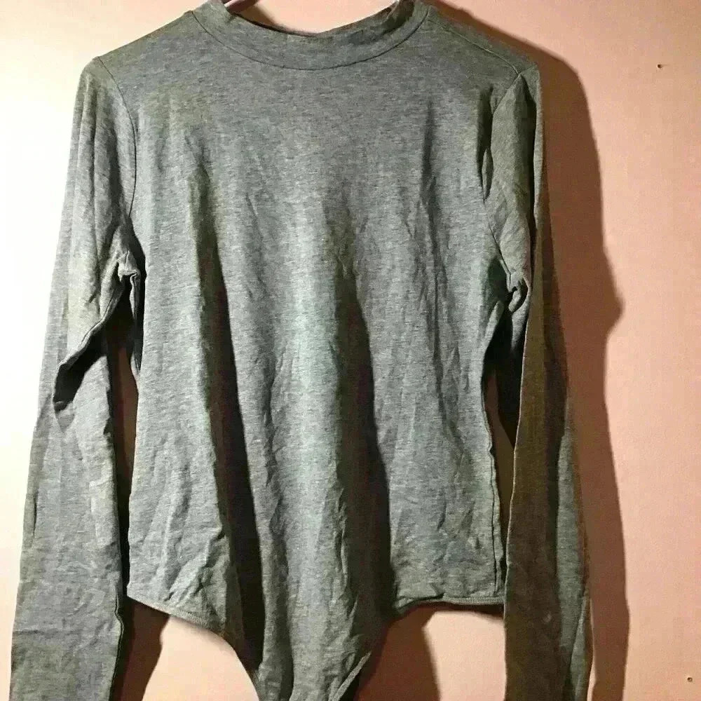 Fashion Nova XL Charcoal Body Suit